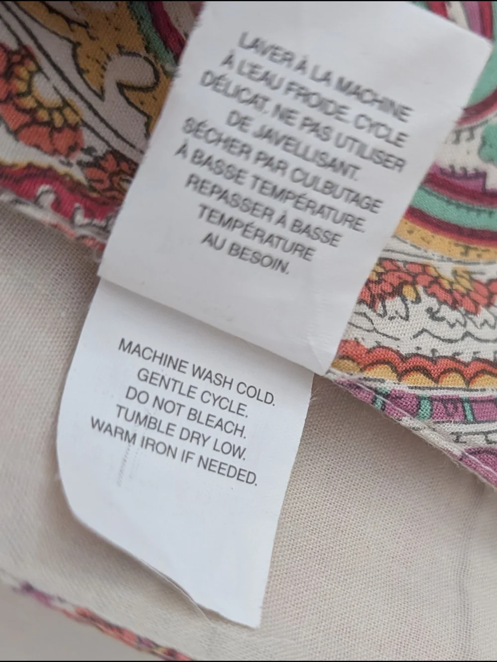 Pier 1 Table Runner, Colorful Boho Medallion Print